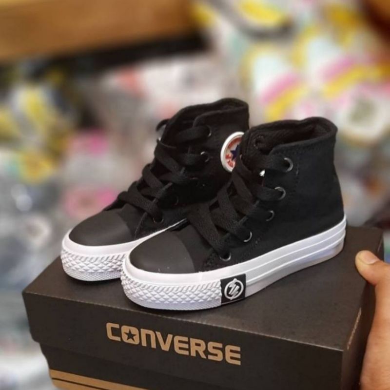 Sepatu anak model tali converse higth cowok cewek