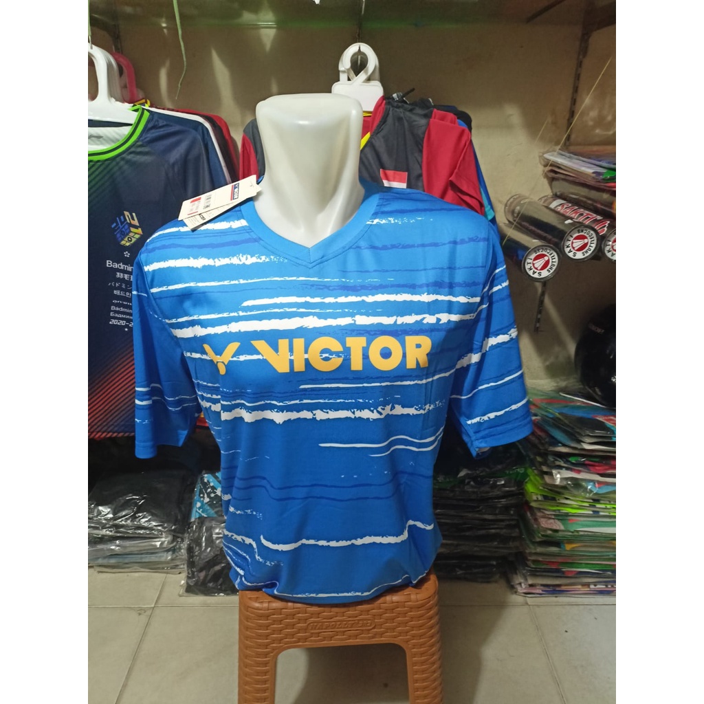 BAJU KAOS BADMINTON BULUTANGKIS IMPORT GO VICTOR