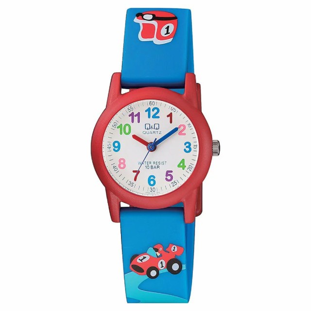 Q&amp;Q QNQ QQ ORIGINAL RUBBER BAND VR99J003-005Y Ready Jam Tangan Anak Anti Air CHEERFULL STYLE