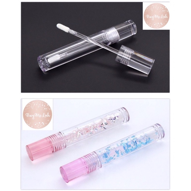 4ml/5ml Botol Kosong Lip Gloss Bening Jernih/lip cream/travel bottle