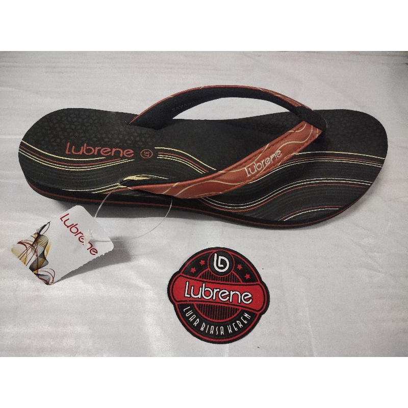 Sandal jepit wanita lubrene, sandal sponge ukuran 36-40