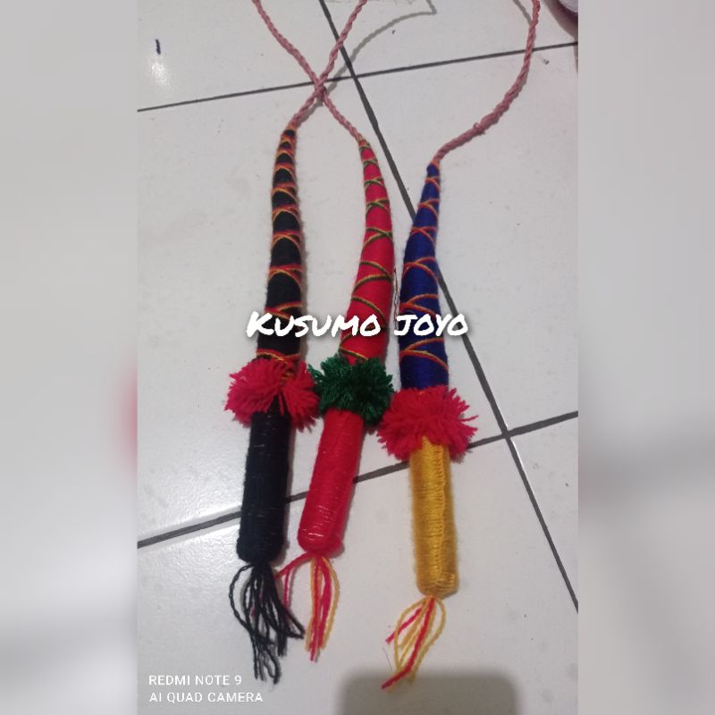 Pecut Anak  Reog Jaranan Mainan Kepang Gelang Kaki