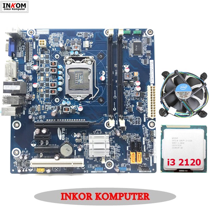 Motherboard Mainboard Mobo Samsung Intel LGA 1155 H61 OEM + Core i3 2120