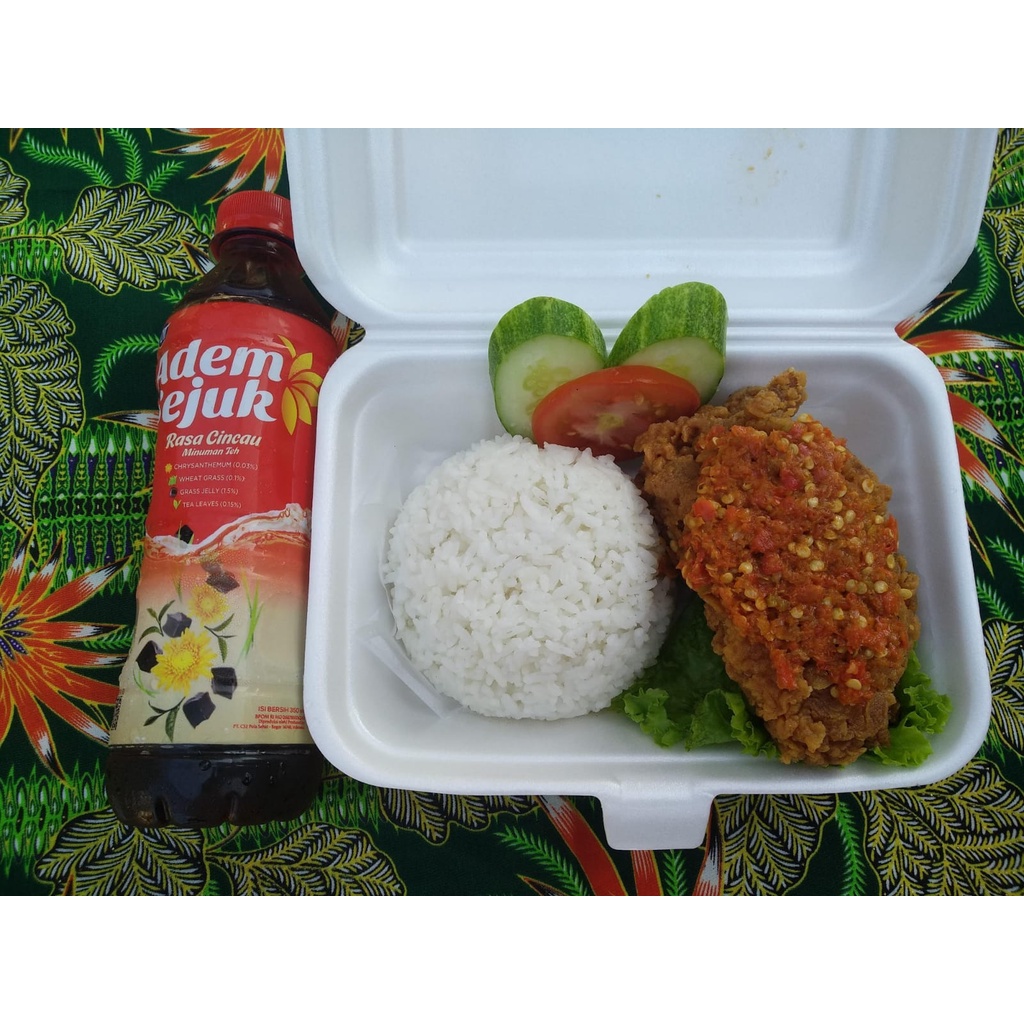

Ayam Geprek Warik + Teh Pucuk