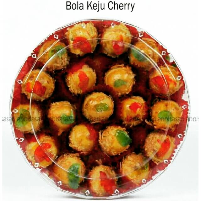 

Kue Kering "Bola Keju Cherry