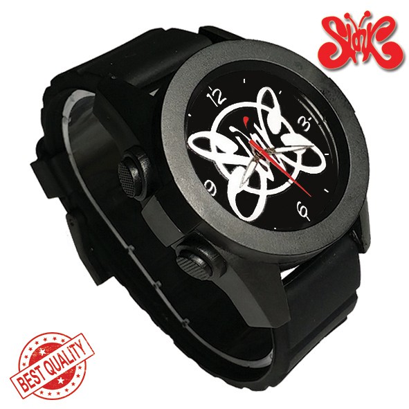 (HOT ITEM) JAM TANGAN SLANK CLASSIC SPORT ( bg HITAM )