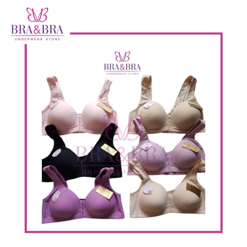 BNB Tally Bra Tanpa Kawat 519 | Bh Busa Tipis Cup B/C Kait Depan