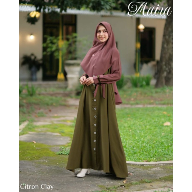MAIRA TWO TONE BY ADEN HIJAB