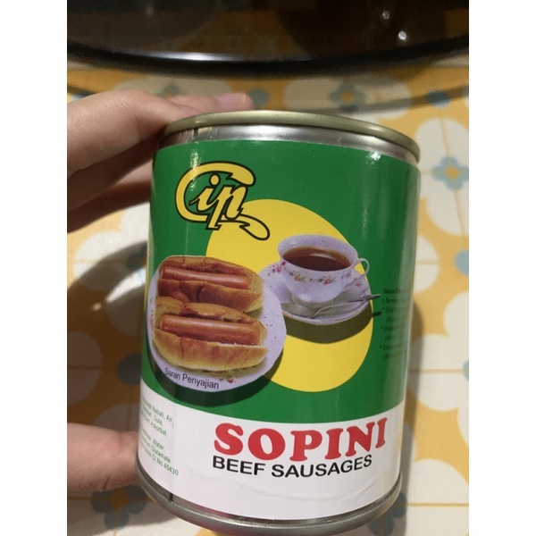 sosis sopini kaleng