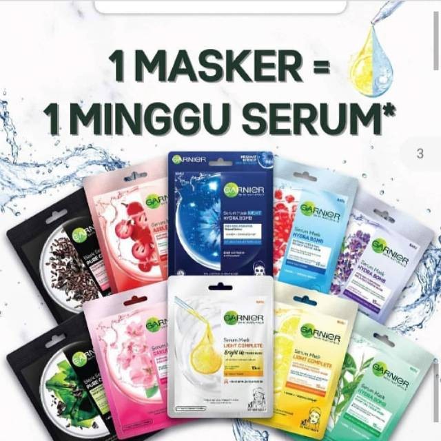 ★ BB ★ GARNIER Super Hydrating Serum Tissue Mask