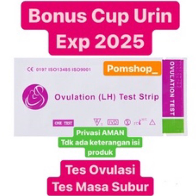 LH test ovulation - tes ovulasi -Tes Kesuburan wanita - alat tes masa subur -ovutest -Ovulation Test