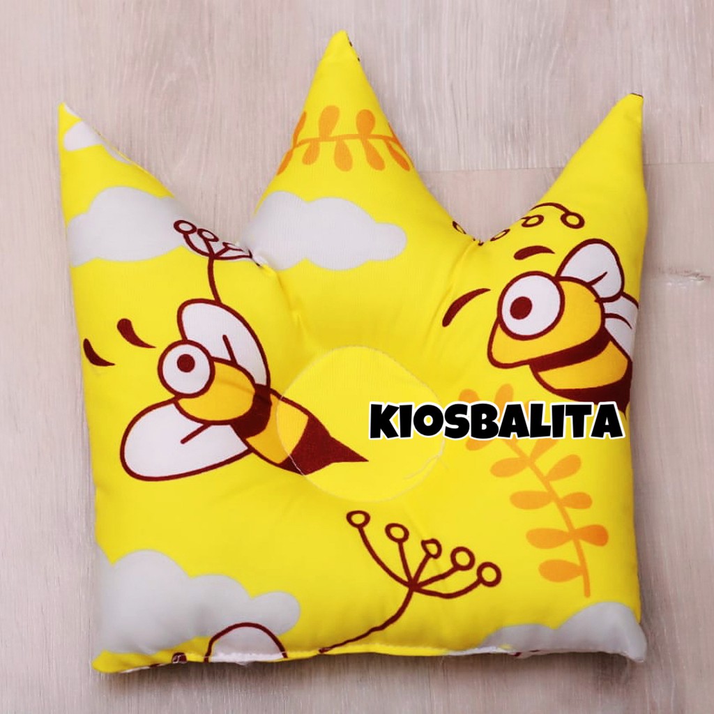 BANTAL PEYANG / BANTAL TIDUR BAYI / CROWN PILLOW / BABY PILLOW