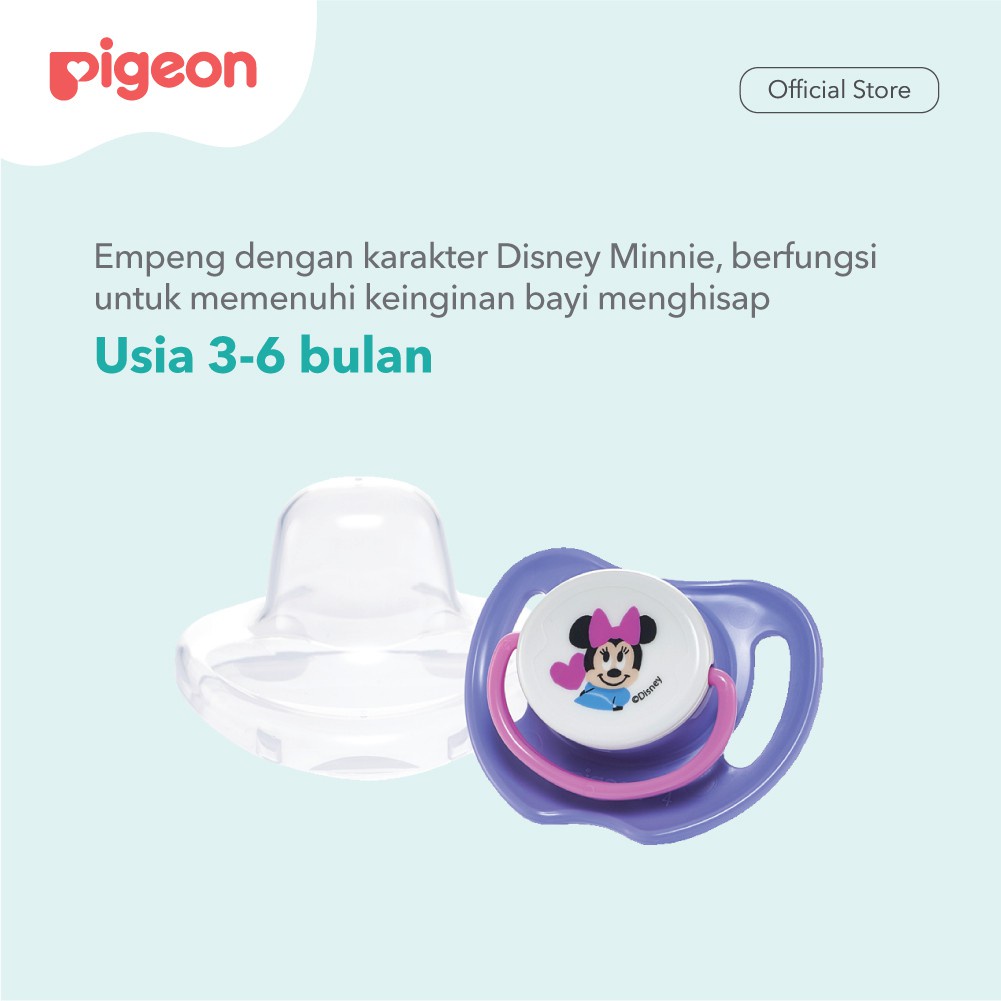 Empeng Bayi PIGEON Silicone Pacifier Minnie Size M