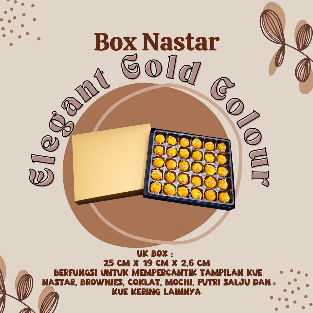 

Box Packaging / Dus Kue / Dus Brownies Mini / Box Kue Nastar Lapis Legit / Kotak Kue Gold Min 10 Set
