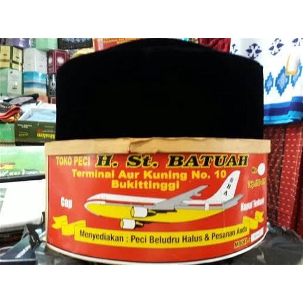 PECI SONGKOK DEWASA HITAM POLOS/PECI SONGKOK KHAS MINANG/PECI SONGKOK BAGUS