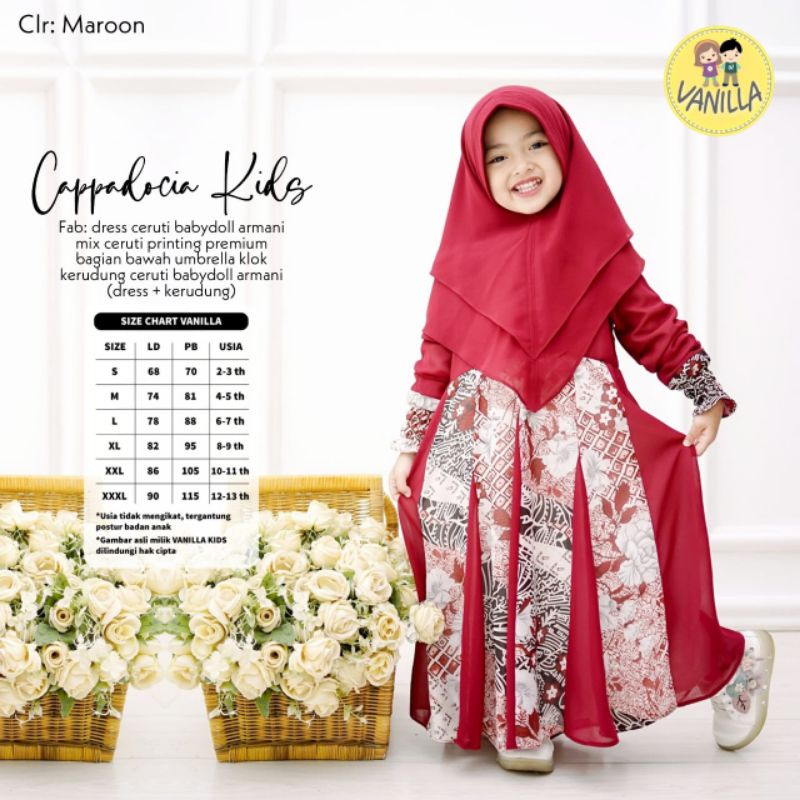 GAMIS ANAK CAPPADOCIA FREE HIJAB