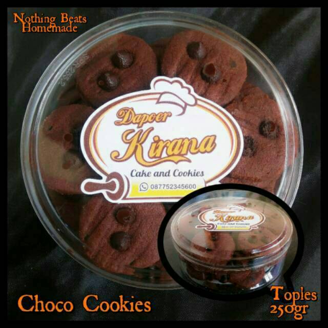 

Kue Kering Choco Cookies toples 250gr