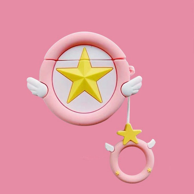 (COD)3D Lucu AirPods pro4 Case Pro 4 Inpods Pro4 Mini 4 Kartun Silicone Pelindung Kasus Inpod Mini 4-five-pointed star