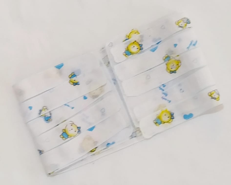 Gurita Baby Putih Sablon Mix Colour 6 PCS BB-02