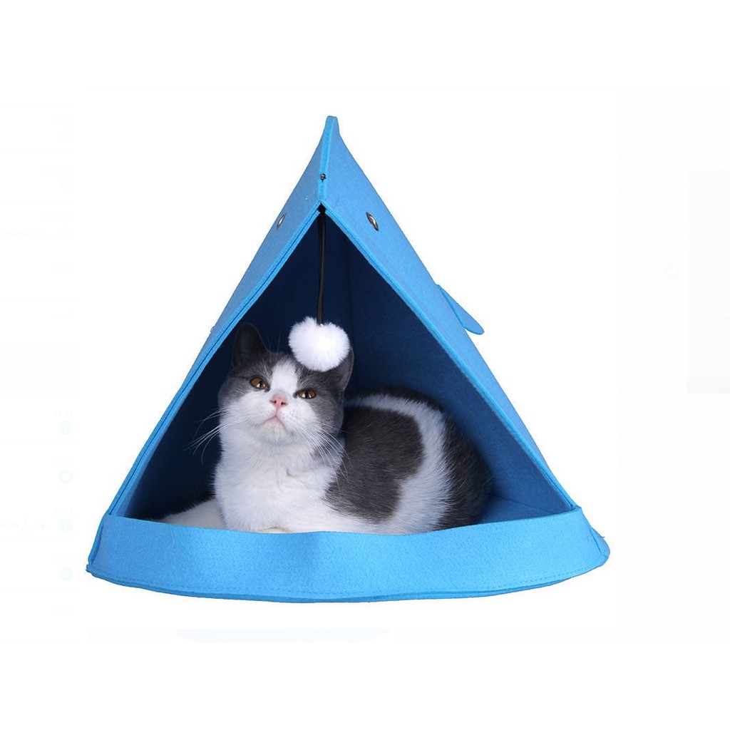 Kasur Anjing Kucing Bed Pouch Tempat Tidur Kucing dan Anjing Portable Pets Bed Dog mudah di bawa