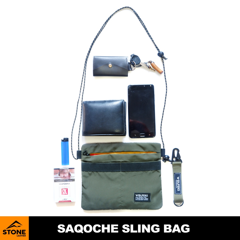 TAS SELEMPANG SACOCHE WO-SEQOUT POLYESTER