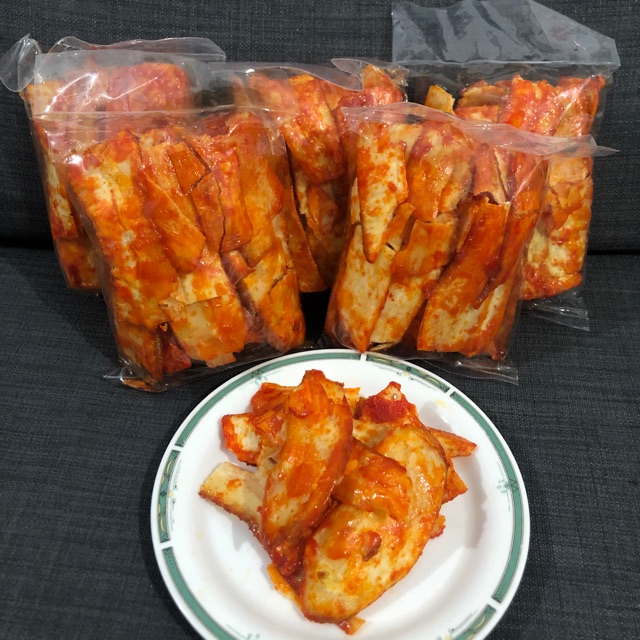 

Keripik singkong manis pedas