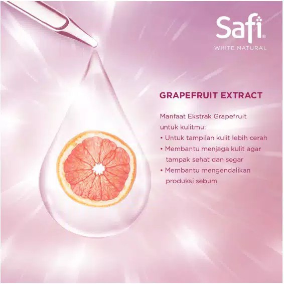 Safi White Natural Brightening Cleanser Grapefruit Extract 50g/100g (100% Original)