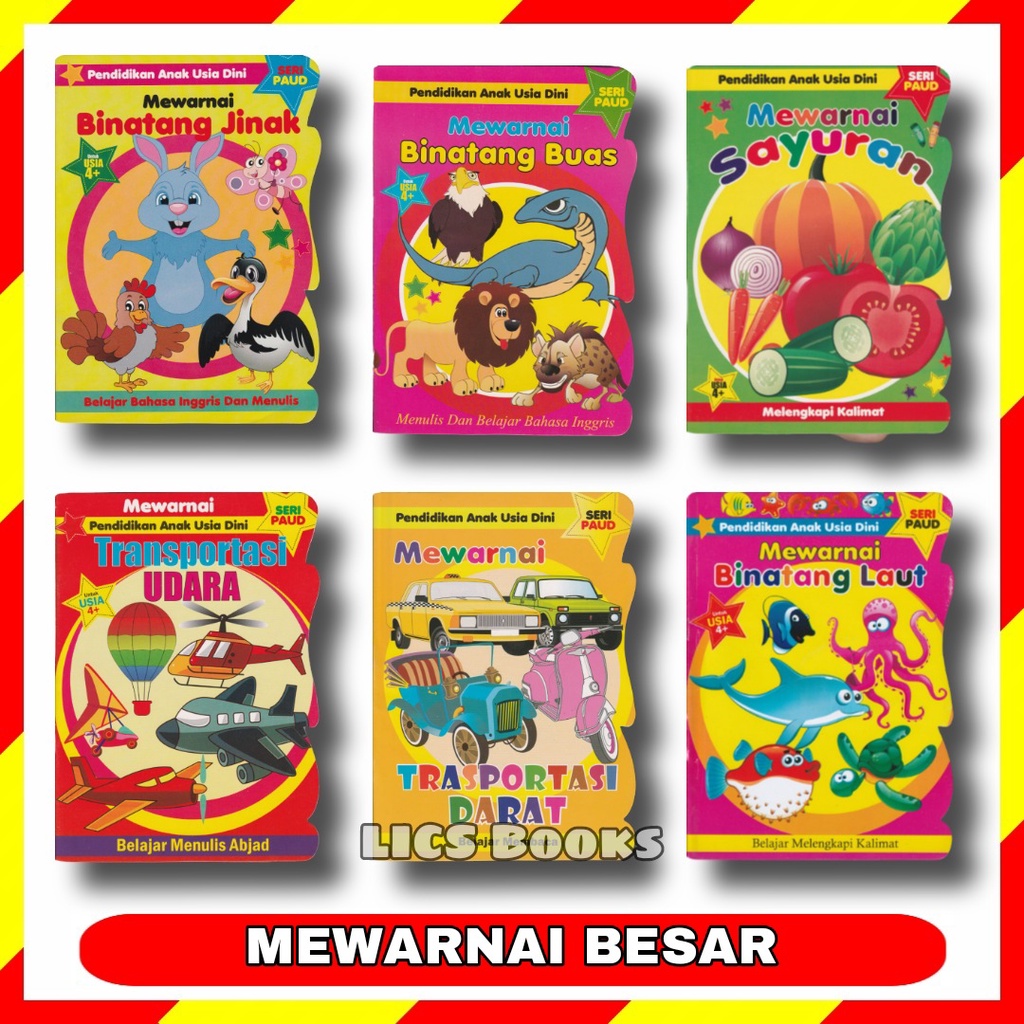 

Buku Anak Edukasi Mewarnai PAUD Besar DAFFA Media