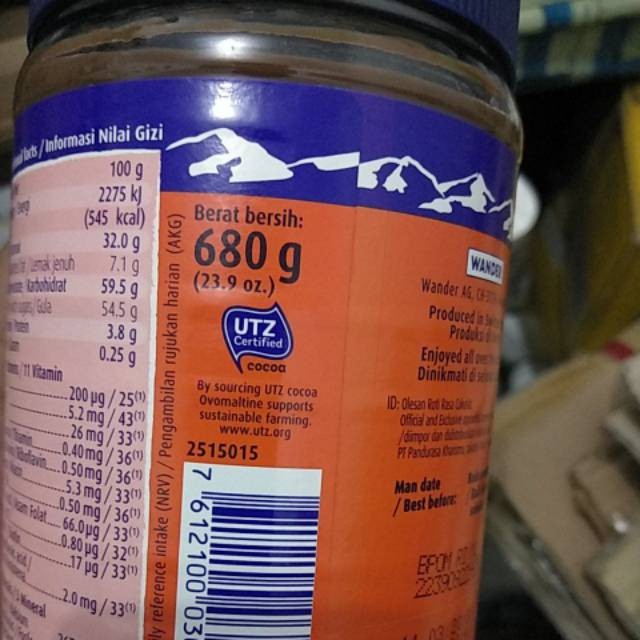 

Exp November 2023 Promo Ovomaltine 680Gram /Ovomaltine 680Gr/Ovomaltine Crunchy/Ovomaltine 380Gram /