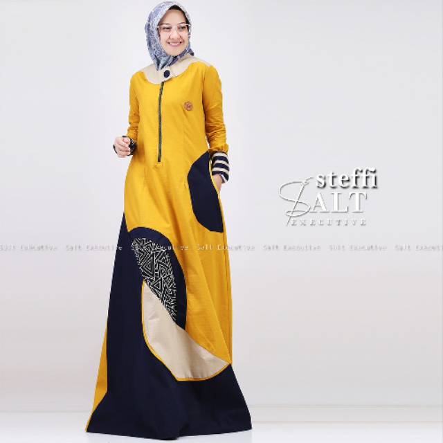 ORI 💝💜💚 STEFFI DRESS, GAMIS CASUAL BY SALT EXECUTIVE