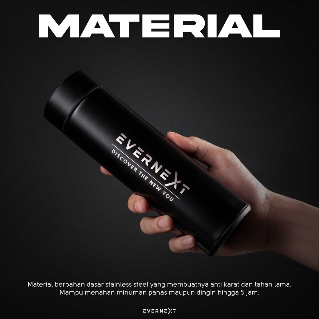 Tumbler Termos Stainless Minum Kopi Jumbo Tahan Lama Air Panas dan Air Dingin Viral Original Botol M