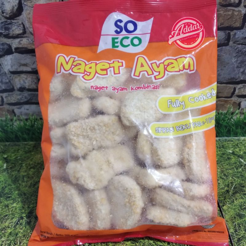 

Nugget Ayam Kombinasi So Eco 500gram