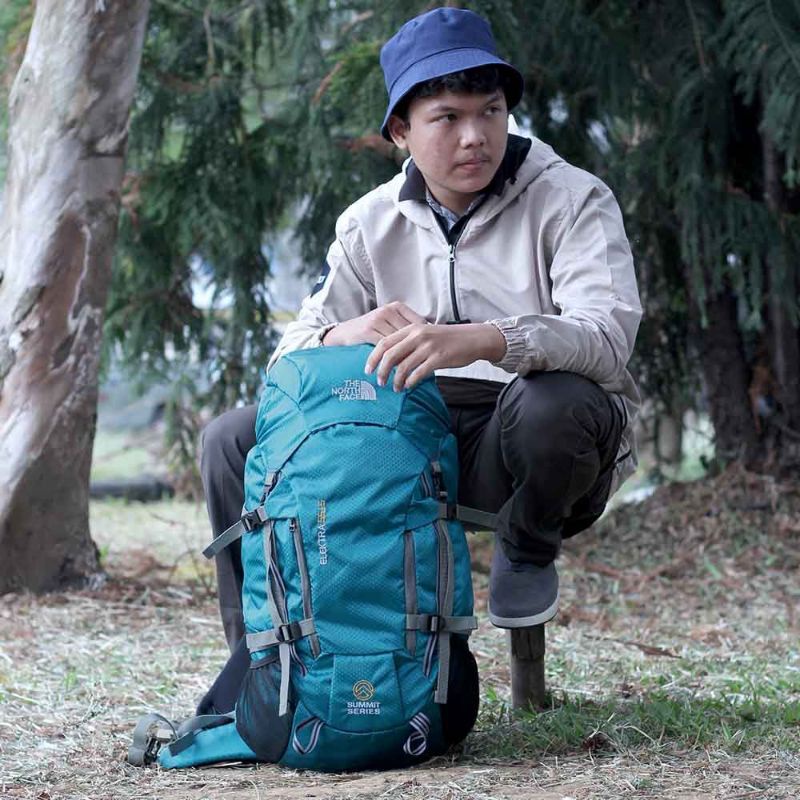 New Tas Carrier 60 Liter Terbaru Pria Wanita Biru | Ransel Tas Semi Carier | Tas Outdoor | Tas Gunung | Tas Keril | Tas Hiking The North Face Elektra 55+5 L Series