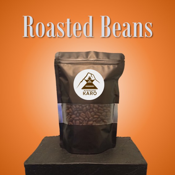 

Roasted Coffee Beans By Rumah Kopi Karo (NM) | Arabica - Honey | 200gr.