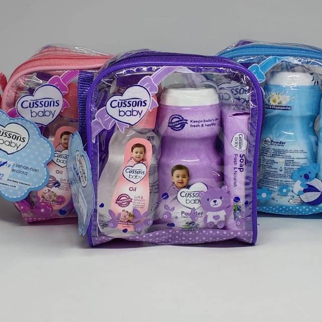 Cussons Baby Mini Bag, Gift Set Bayi, Kado Bayi, Set Bedak Bayi