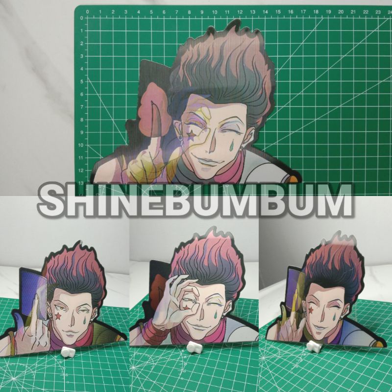 3D Sticker Lenticular Anime HunterxHunter (tahan air)