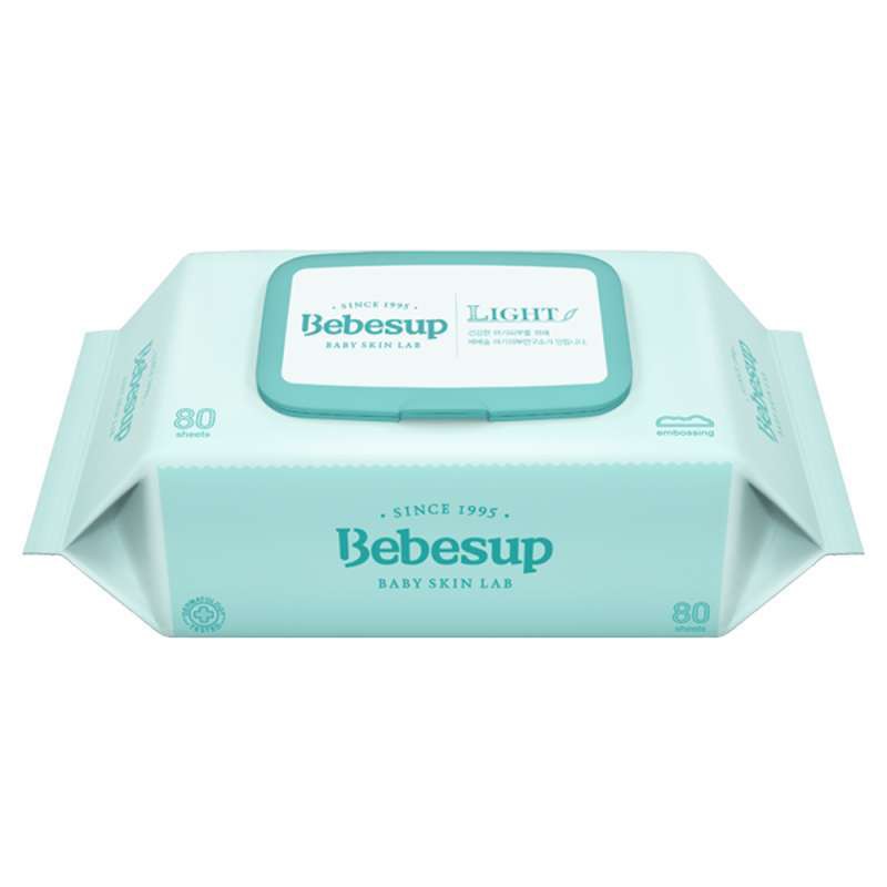 Bebesup Baby Skin Lab Wet Wipes Light 80's