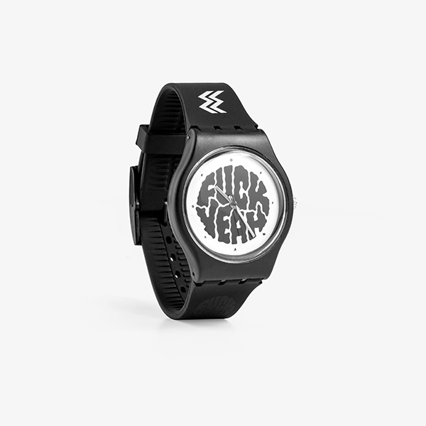 Juno x Geoff Max Factory - Fuckyeah Black (Clearance Sale) | Jam Tangan | Watch Unisex