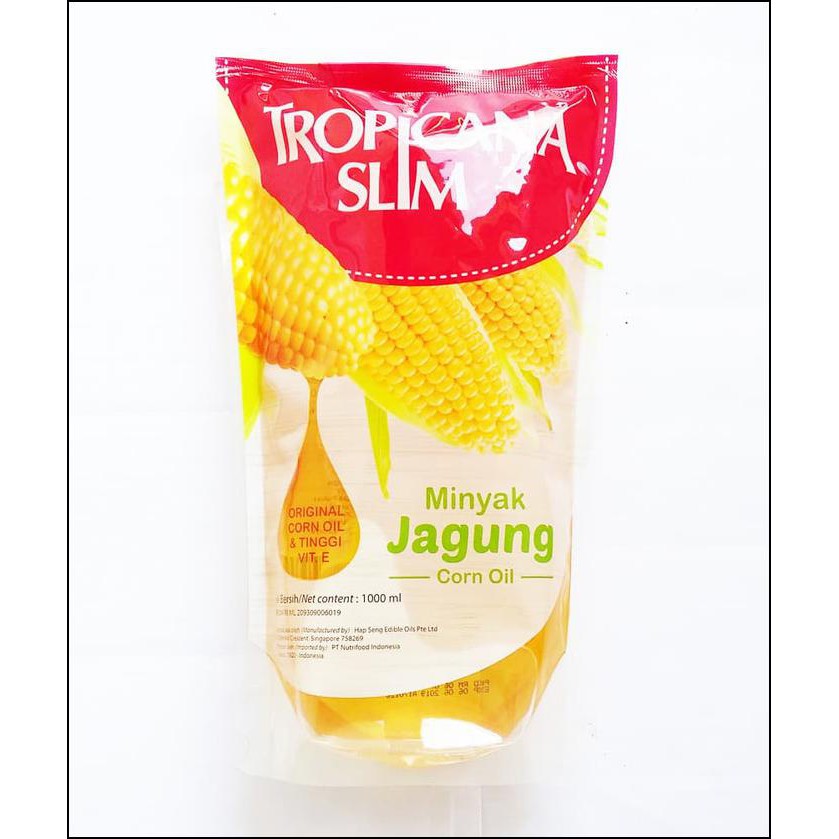 

Mas.Lynda - Tropicana Slim Corn Oil Minyak Jagung Isi 1000 Ml Minyak Goreng
