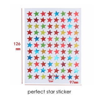 edufuntoys - PERFECT STAR STIKER/ stiker bintang untuk