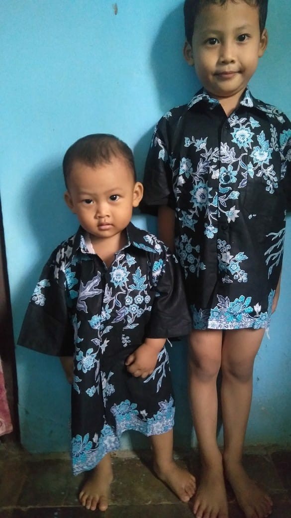 Couple Batik Keluarga || Setelan Couple Batik Ayah Ibu Anak Cewek Cowok || Couple Batik Family Gamis