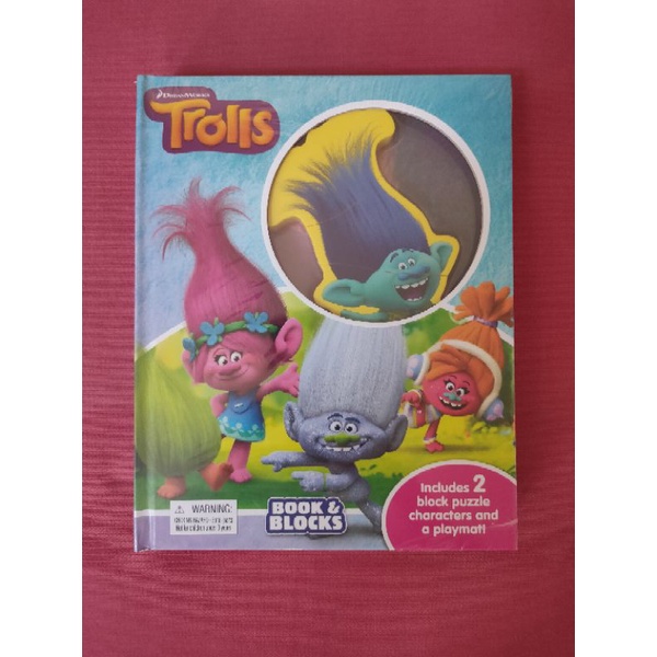 Trolls Book and Blocks