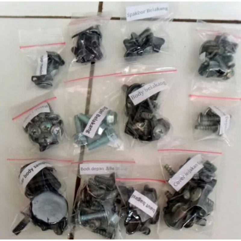 baut baud body set yamaha nouvo lele