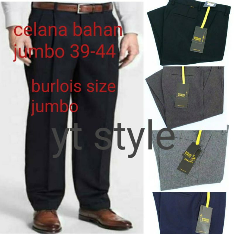 celana bahan jumbo | celana formal jumbo | celana bahan bigsize | celana formal big size | celana