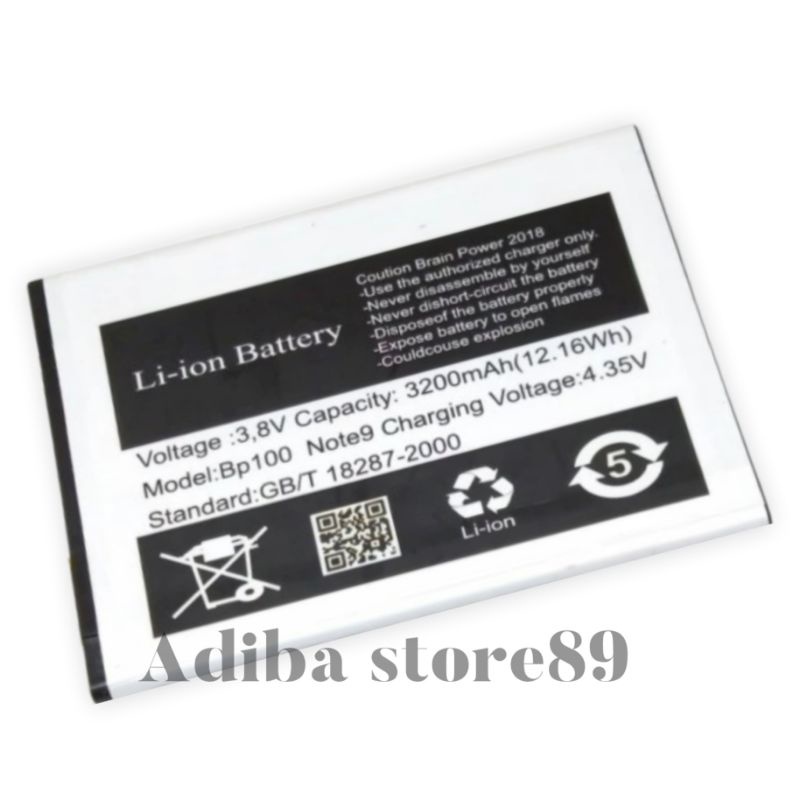 Baterai Batre Bellphone BP100/Note 9 Original Battery hp