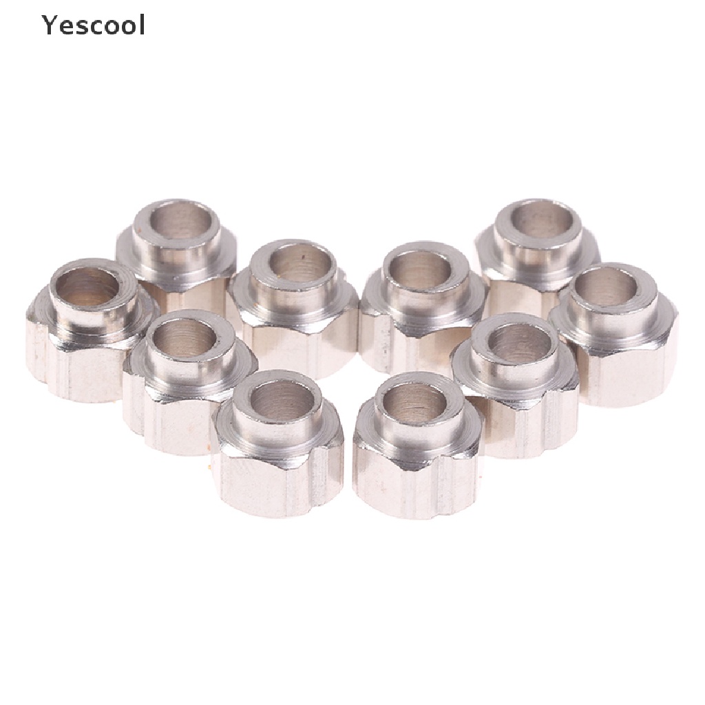 Yescool 10pcs Mur Eksentrik V-Slot Rail Roda V 6mm Untuk Aksesoris Printer 3D