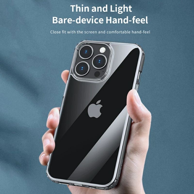 ROCK iPhone 13 14 / Pro / Max / Plus Pure Series Clear Case Hybrid Transparent