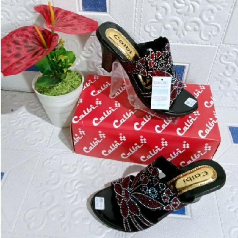 sandal calbi heels ' sandal wanita calbi