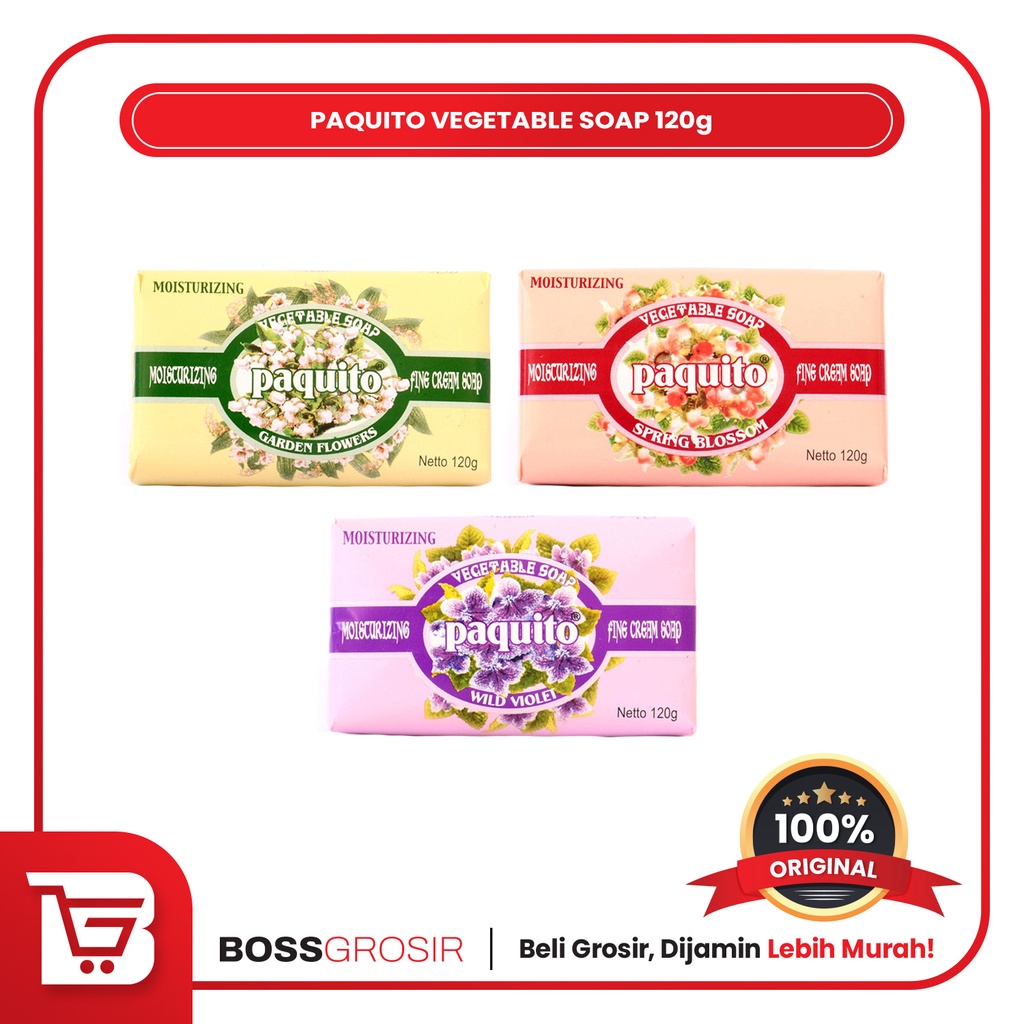 SABUN PAQUITO VEGETABLE SOAP 120g