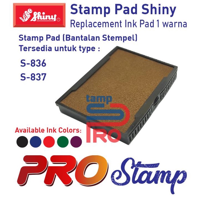 

Replacement Ink Pad Shiny / S-836 / S-837 / ORIGINAL